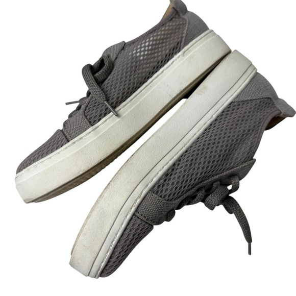 Naturalizer Tanner Mesh Inset Sneaker  Womens 7.5 Icy Gray Lace Up Shoes Comfort - Picture 4 of 8